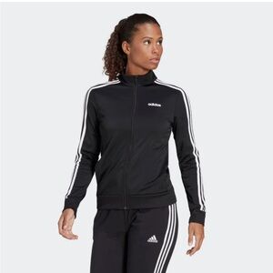 Adidas essentials tricot jacket track black size M